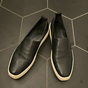 Vince black loafers
